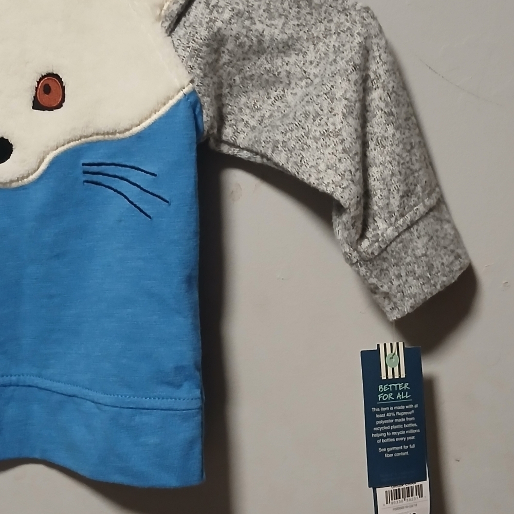 Genuine kids by Oshkosh boys long sleeve Pullover Shirt.  NWT. Size 12 months - Picture 7 of 16